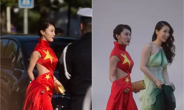 直播平台又作妖 派主播穿国旗装蹭戛纳红毯