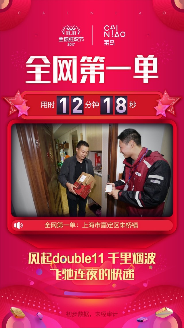 双十一快递：首单收到时间汇总_物流_电商之家