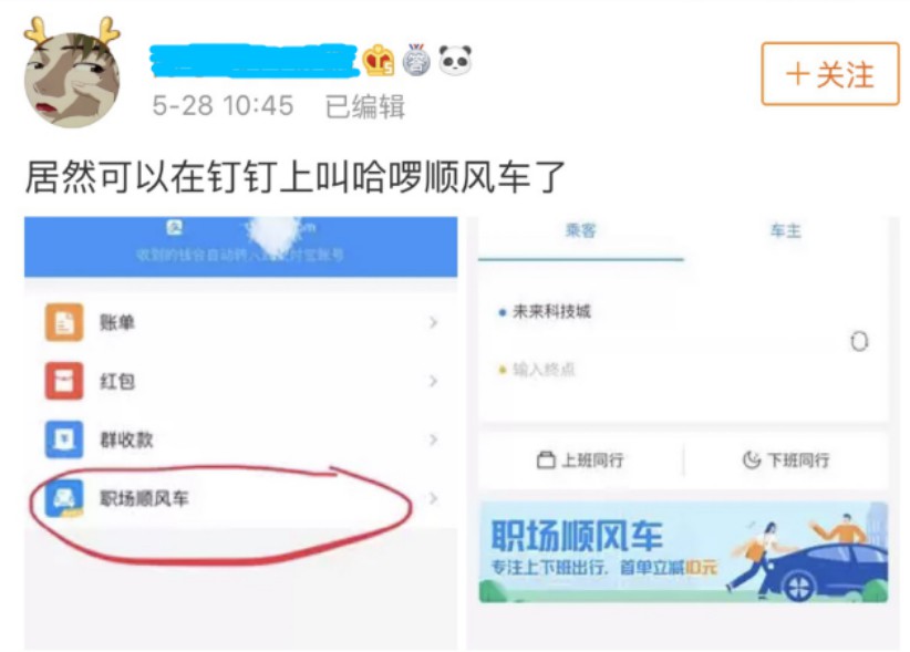 哈啰顺风车在钉钉上线 “三大底限”谋安全_O2O_电商之家