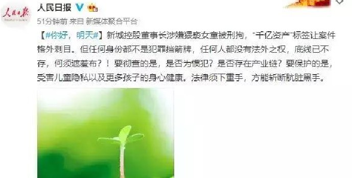 王振华猥亵幼女案发后，他临危接任！_人物_电商之家