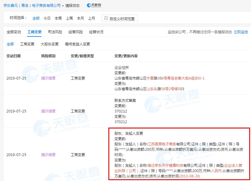 京东旗下多家医疗健康领域子公司股东变更_B2B_电商之家