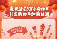 淘宝首度公布春晚清空5万购物车玩法