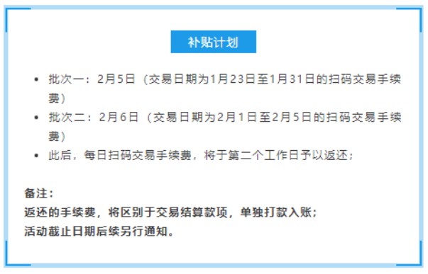 随行付推出“补贴计划” 向湖北商家返还交易手续费_金融_电商之家