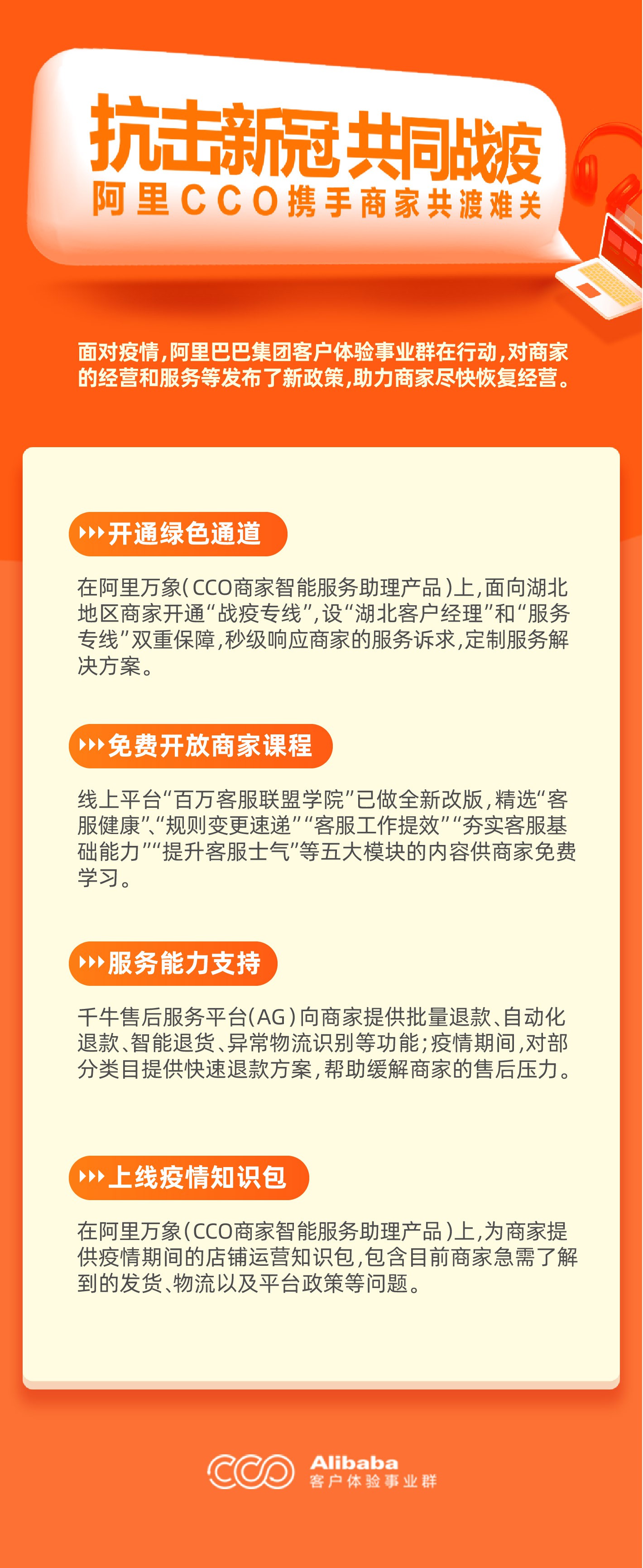 阿里CCO推出帮扶商家举措：开通湖北“战疫专线” 绿色通道_零售_电商之家