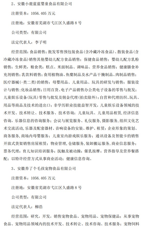 三只松鼠拟投资超4千万设立4家全资子公司_零售_电商之家