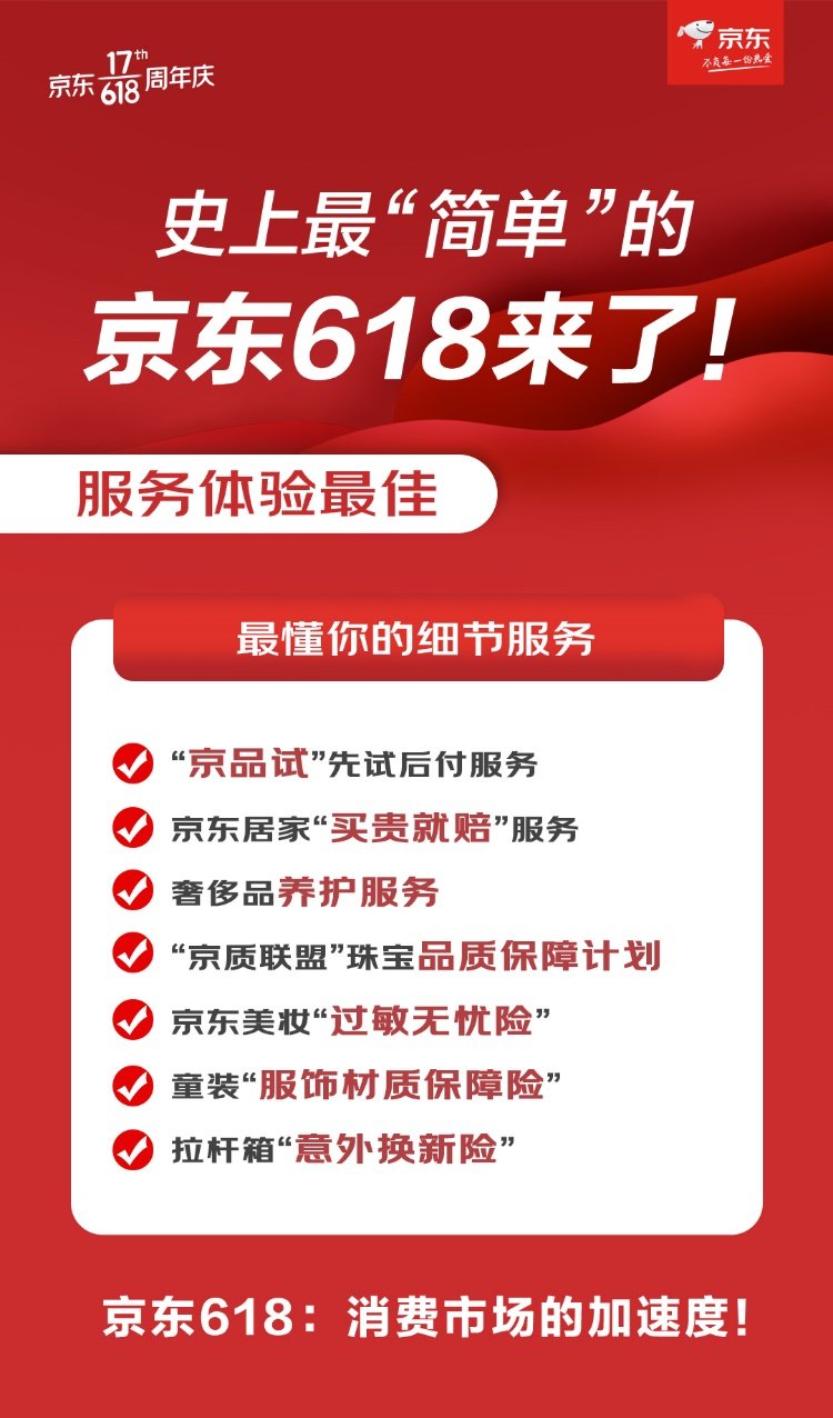 聚焦消费痛点 珠宝、箱包、童装等多种保障服务京东618期间强力升级_行业观察_电商之家