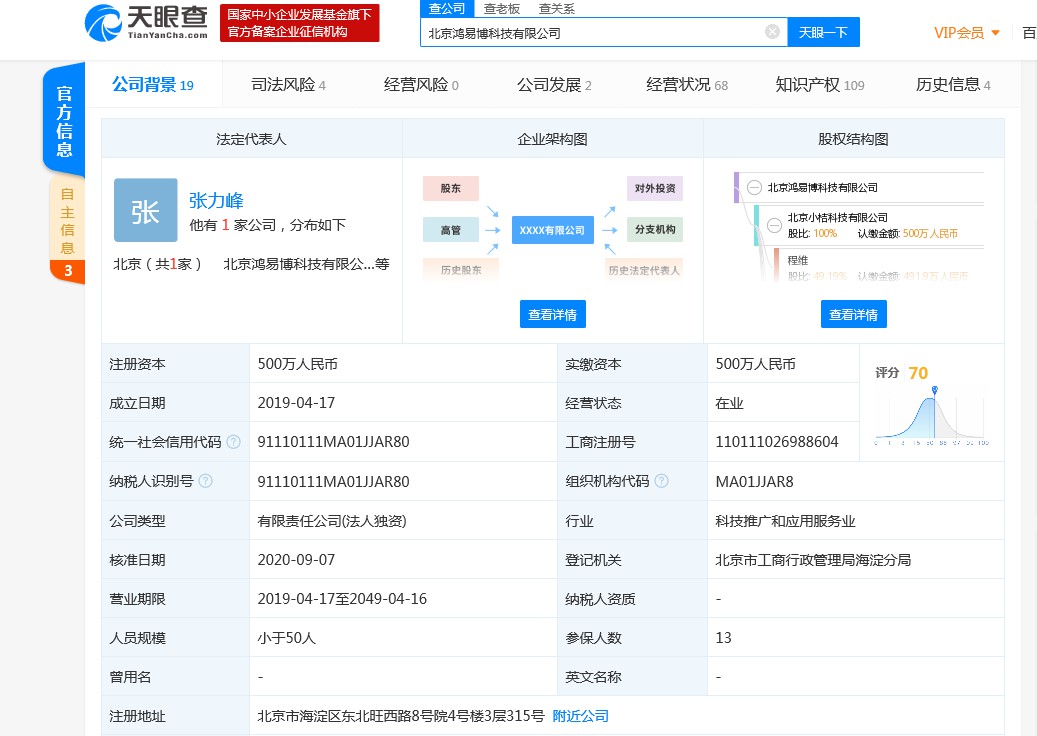 滴滴入股网约车平台＂花小猪＂ 工商变更已完成_O2O_电商之家