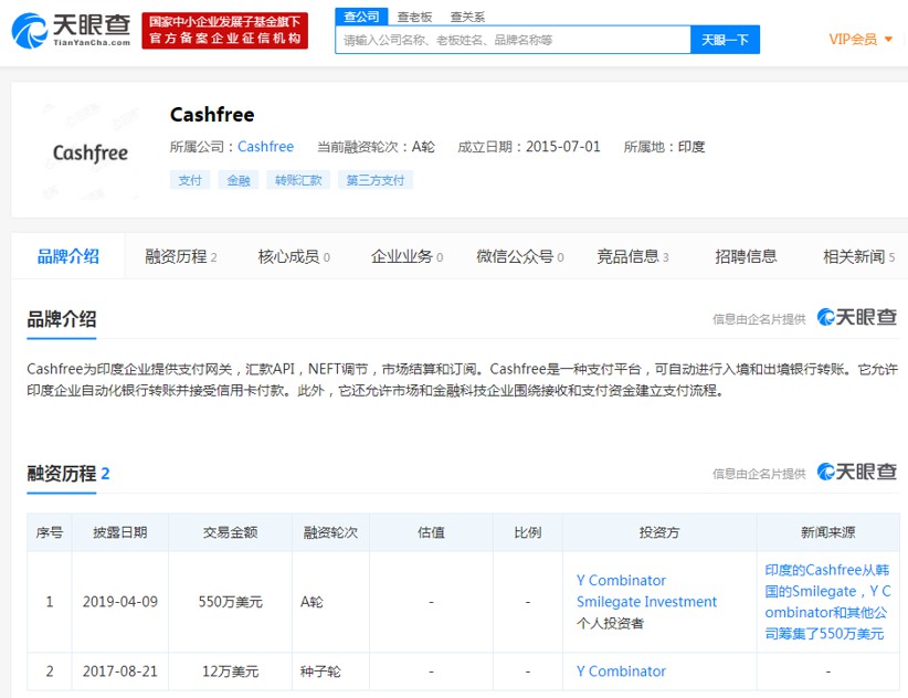 印度在线支付平台Cashfree计划募资2500万美元_支付_电商之家