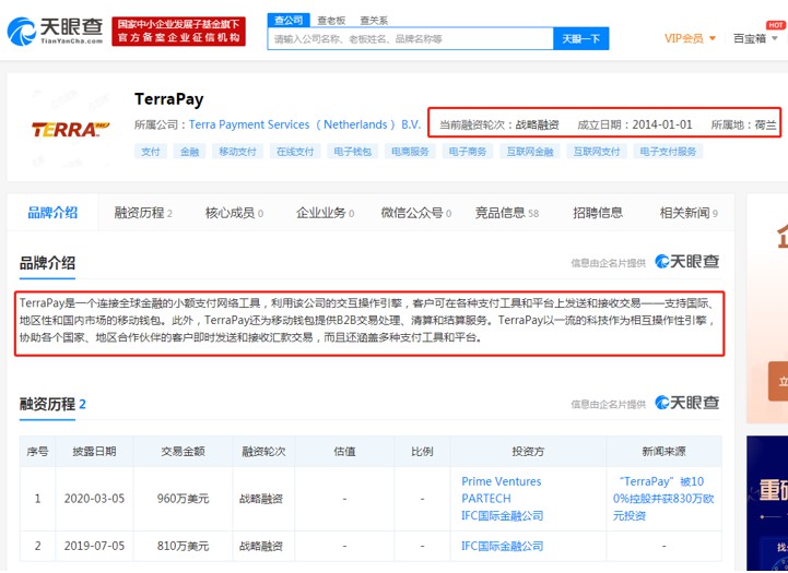 支付基础设施公司TerraPay获加拿大支付许可_支付_电商之家