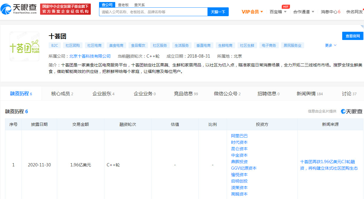 社区团购平台十荟团日单量突破1500万件_零售_电商之家